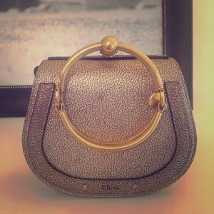 Chloe Small Nile Bracelet Crossbody in Metallic